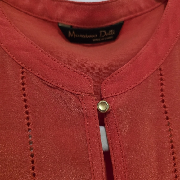 MASSIMO DUTTI WOMAN SILK SLEEVELESS TOP SIZE S - Picture 5 of 7